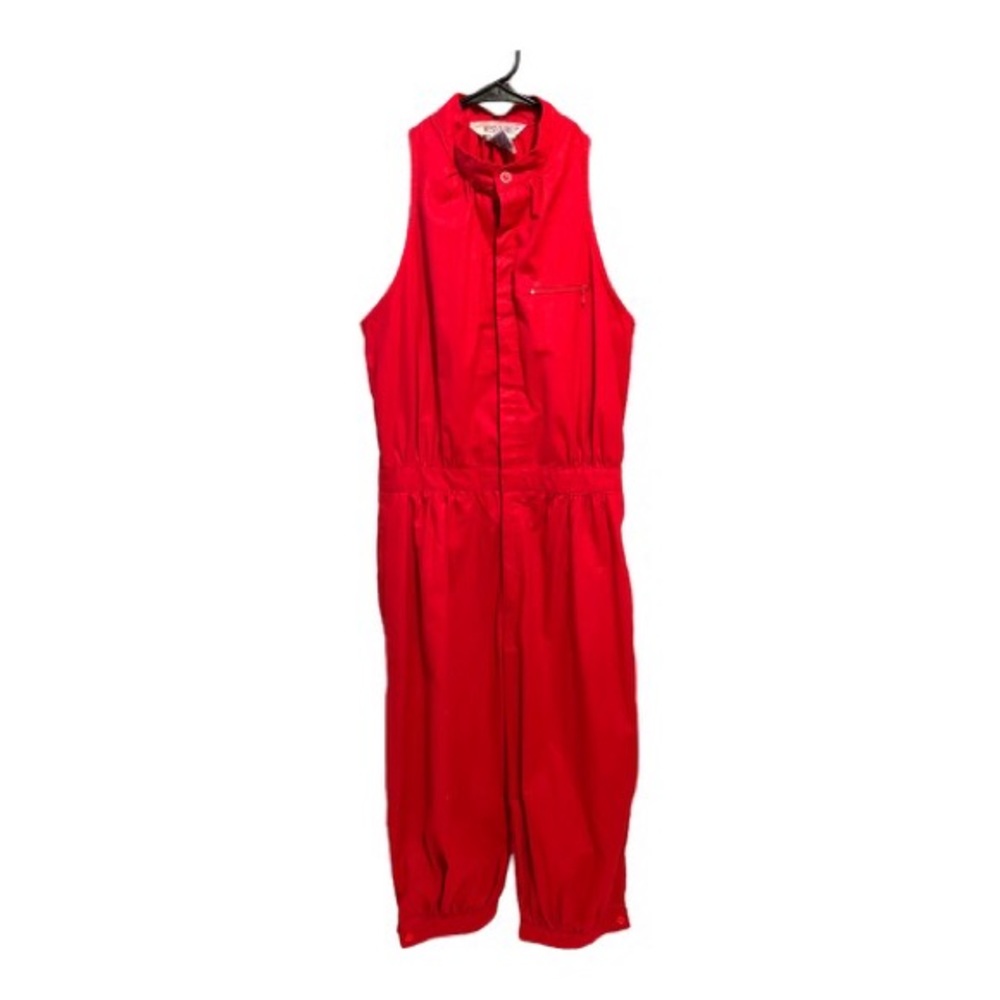 Vintage 1970s N'est-Ce Paz? Red Jumpsuit
